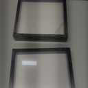 Califortree 2 Packs 8x8 Shadow Box Frame with Soft Linen Back - Metal Push Pins Included, Memory Box Display Cases for Memorabilia Flower Awards Medals Wedding Photos, Black