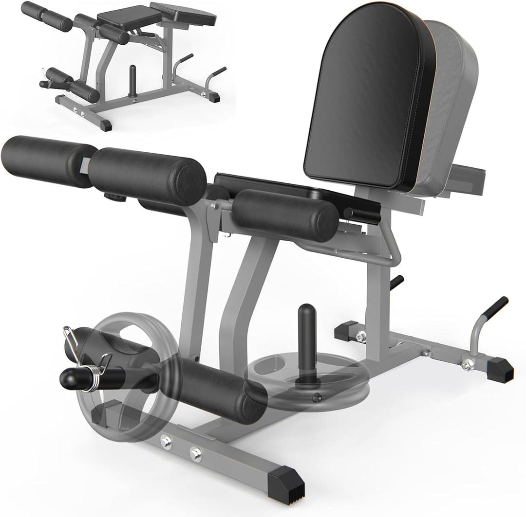 Z ZHICHI 2-in-1 Adjustable Leg Extension and Curl Machine, Easy Transition, Home Gym Leg Machine, Weight Capacity 660LBS