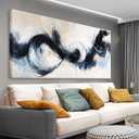 Suconvng Large Black And White Abstract Wall Art For Living Room Canvas Art Wall Decor Graffiti Abstract Wall Decor Print Picture For Bedroom Kitchen Office Home Wall Decoration 29 X 58 Inch