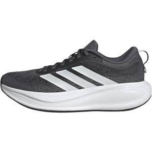 adidas Women's Response Pace Running Sneaker (8.5, Black/White/Silver Metallic)