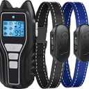Asrcs Shock Collar for Dogs 2 Dogs (15-120lbs) 2000FT Dog Shock Collar with Remote Control Waterproof Dog Training Collar with Remote 4 Safe Modes Rechargeable Lock Flash Light for All Breeds - Blk