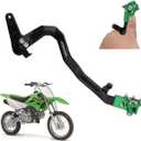 JFG RACING Motorcycle Folding Rear Brake Pedal Foot Lever CNC For KLX 110 KLX110 2010-2020 Pit Dirt Bike Green