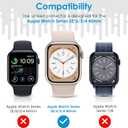 UniqueMe 6 Pack for Apple Watch Screen Protector 40mm, Apple Watch SE 3/SE 2/SE Series 6/5/4 Screen Protector [Upgrade Flexible Film] Anti-Scratch [Non-Bubbles] Soft HD TPU Clear Film for iWatch 40mm