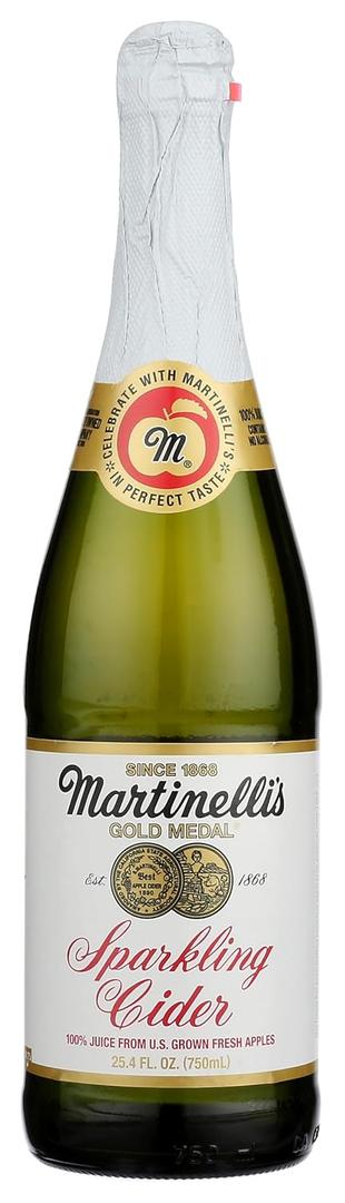 5 x Martinelli's Gold Medal Sparkling Cider, 25.4 Fl Oz Bottle
