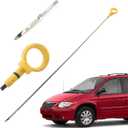 Oil Level Dipstick Indicator Compatible with Chrysler Town Country 1997-2005 for Dodge Caravan 1997-2005 for Grand Caravan | Pacifica 2005 Replace Enigine Oil Dipstick 04694325AC