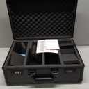 VALUN 160+ 4 ROW Graded Card Storage Box; Durable Sports, PSA Card Storage Box - Organizer Slab for Your Collection - For Baseball, Football, TCG, MTG Cards - Top Loader Design (Black)