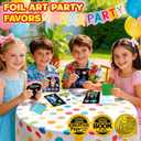 FUNNYB&G Foil Art Party Favors for Kids - 24 Pack Foil Art Crafts Kits Coloring Books, Goodie Bag Stuffers Party Favors for Kids 4-8 8-12, Bulk Birthday Classroom Prizes Girls Boys Gifts (Classic)
