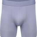 New Balance Men's Ultra Smooth Microfiber Lightweight Breathable Performance Boxer Brief Underwear (4 Pack) (S)