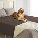 Ameritex Waterproof Dog Bed Cover Pet Blanket with Anti-Slip Back for Furniture Bed Couch Sofa (82x120 Inch (Pack of 1), Chocolate)