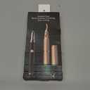 Heated Eyelash Curler, 2 in 1 Eye Lash Curler and Eyebrow Trimmer for Women with 2 Temperature Modes, USB Rechargeable Electric Eyelash Curler, Anti-Burn Design, Ideal Gift for Women(Gold B)