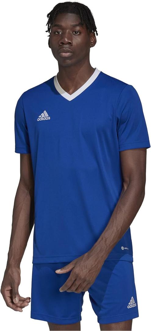 adidas Men's Entrada 22 Jersey (Large/Tall + 3", Team Royal Blue)