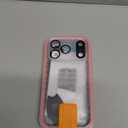 SPORTLINK for iPhone 17 Pro Waterproof Case - Shockproof Dustproof Case with Built-in Screen Protector, Full Body Heavy Duty Sealed Protective Cover for iPhone 17 Pro 6.3" Pink/Frosted Clear