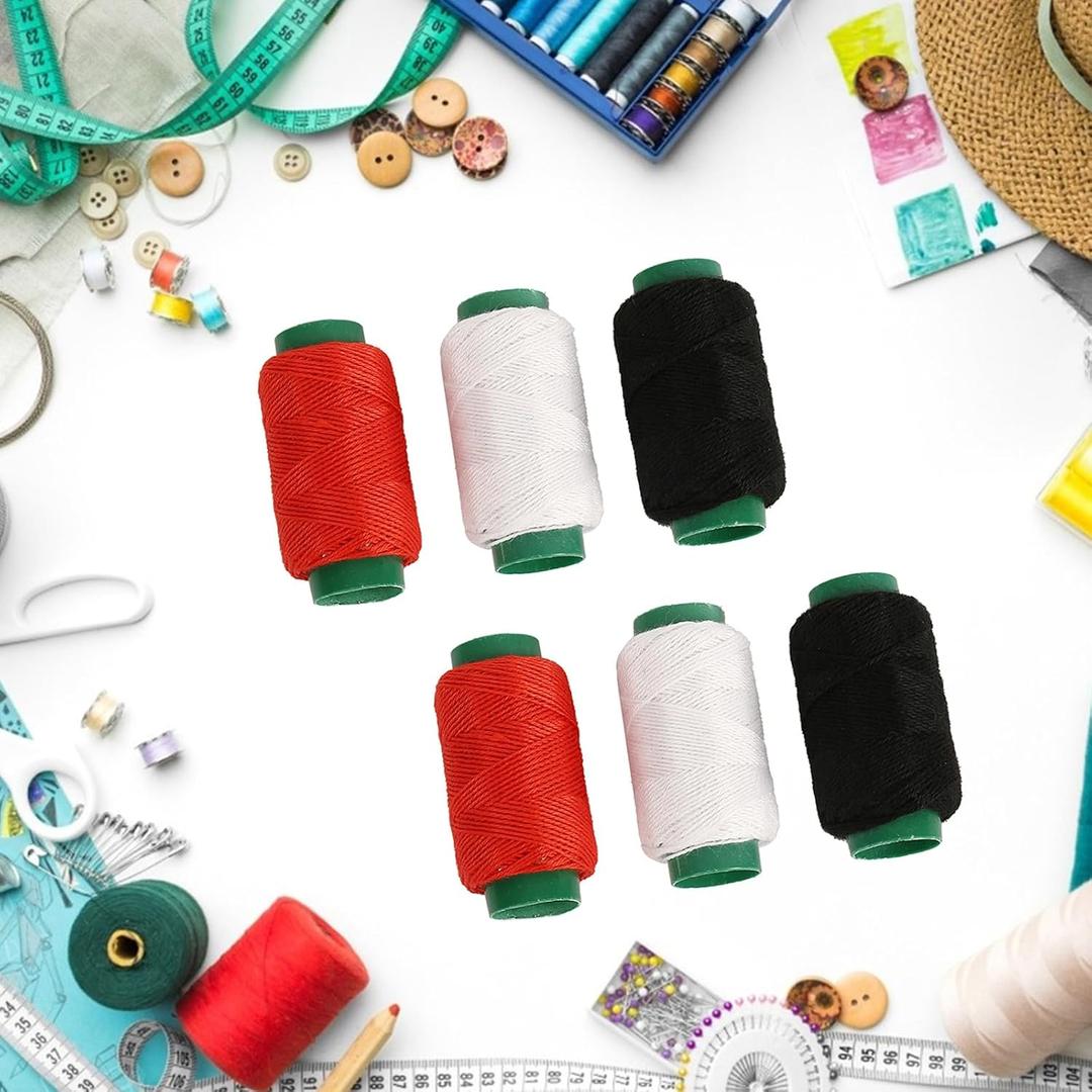 Embroidery Thread for Sewing Machine Hand Stitching 6 Spools of Polyester Embroidery Heavy Duty Sewing Thread