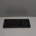 EPOMAKER QK81 75% Wireless Mechanical Gaming Keyboard, QMK/VIA Programmable and Hot-Swappable, 81 Keys with Metal Knob, 2.4Ghz/BT/USB, Creamy Gasket-Mount, RGB Backlight (Black, Flamingo Switch)