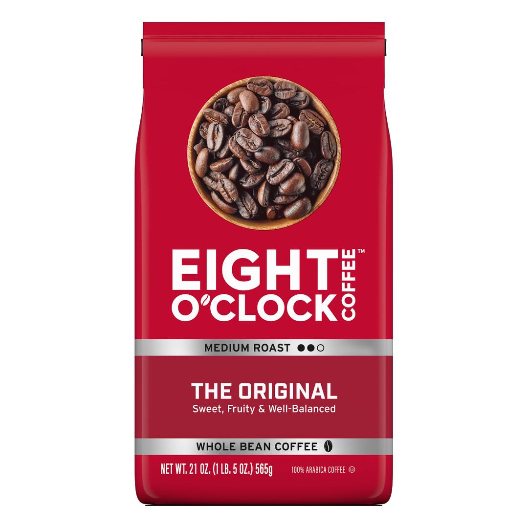 Eight O'Clock Coffee The Original Whole Bean Coffee, Medium Roast, 21 Ounce (Pack of 1) - Sweet, Fruity, Well Balanced BBD Jun 2 2026