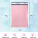 UCGOU Large Bubble Mailers 9.5x14.5 Inch Light Pink 25 Pack Poly Padded Envelopes Large #4 Mailing Packages Opaque Packaging Postal Self Seal Adhesive Waterproof Boutique Shipping Bags for Clothes