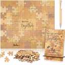 Wedding Guest Book Alternative Wooden Guest Book Wedding Party Favors for Table Sign Decor 66 Pcs Guestbook Alternative for Engagement Anniversary