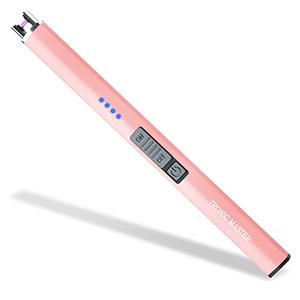 Electric Candle Lighter Valentine's Day Gifts for Women Mom Men Wife USB Arc Rechargeable Windproof Lighter for Candle BBQ Birthday Housewarming Gift Idals (Rose Gold)