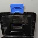 Storex File Box Nesting Portable with Drawer Cobalt, Black Blue