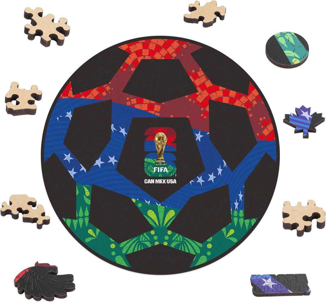 FIFA WorldCup2026 Wooden Puzzle Collectible Edition Ball 200Pcs DecorGift