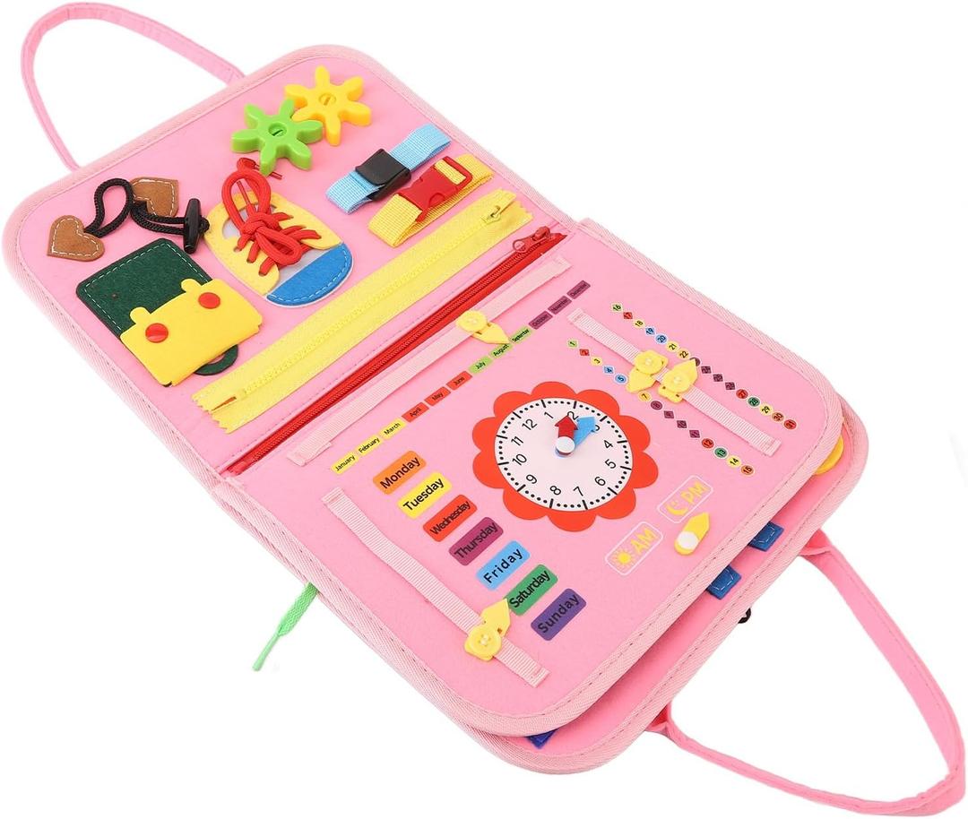 Fidget Blanket for Elderly Memory Loss Fidget Blanket Sensory Mat Toy Product for Seniors, Memory Loss Pad, Dementia Aid Gift