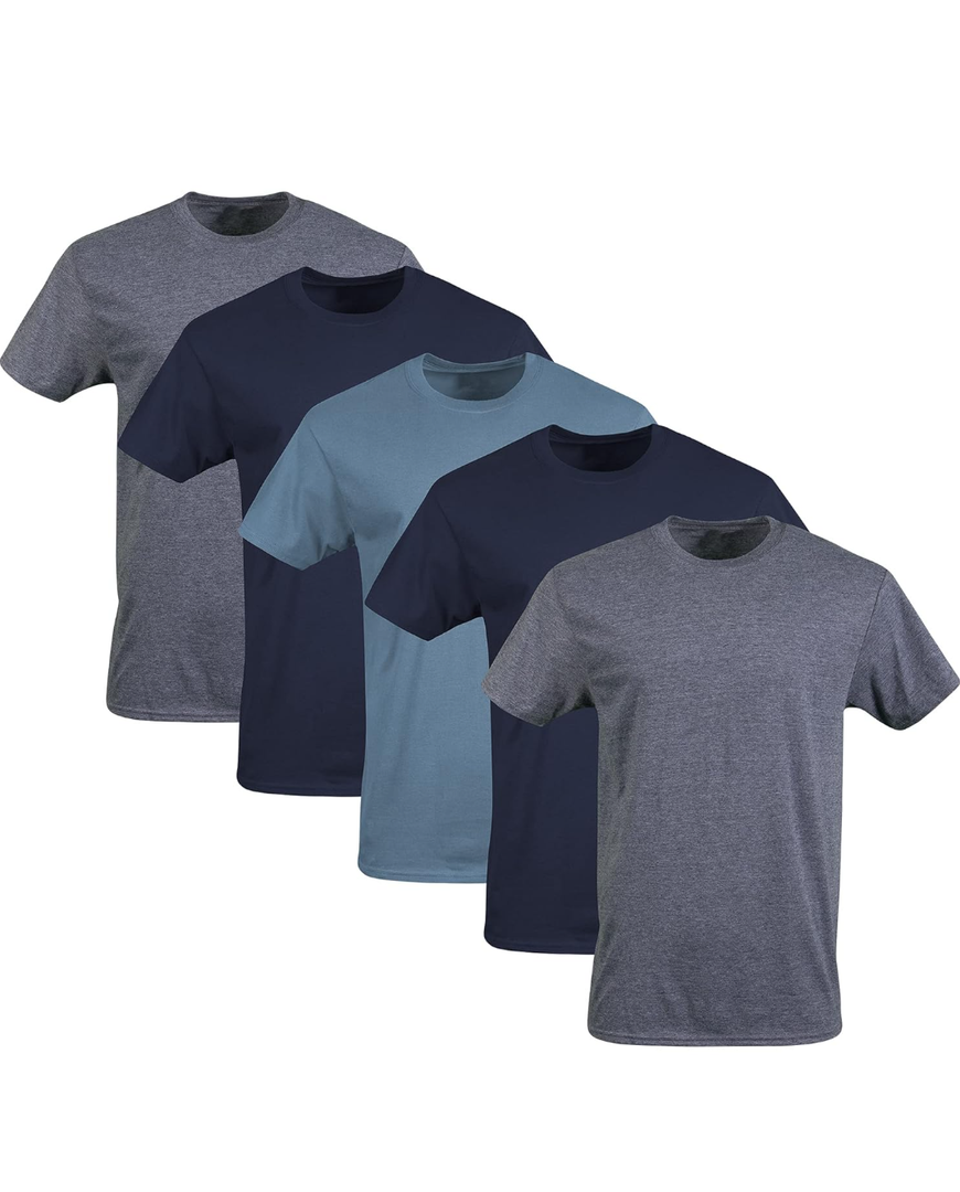 Gildan Men's Crew T-Shirts, Multipack, Style G1100, XL
