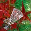 153Pcs Ceramic Christmas Tree Replacement Hollylights-50 Green Leaves Lites Bulbs50 Plastic Berrys Tree Pegs50 Red Cardinal Birds Knob Ornaments Accessories for Glazed Tabletop Porcelain Trees,Etc.