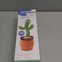 Dancing Talking Cactus Toy with Adjustbale Volume, Baby Toys Stocking Stuffers Boys Girls Funny Gifts, Interactive Mimicking Repeating Singing, Light Up Toys 6-12 12-18 Months with Songs