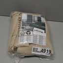 YoungsTex Linen Curtains 84 Inches Long for Living Room Farmhouse, Oatmeal Semi Sheer Drapes Light Filtering Textured Window Treatments with Back Tab Rod Pocket for Bedroom, 2 Panels,52 X 84 Inch