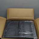 Neprock Portable Closet Wardrobe, Metal Clothing Rack with 8 Shelves & 1 Hang Rod, Free Standing Closet Rack for Hanging Clothes Closet Organizers and Storage, 63"*63"*12", Black (X-Large)