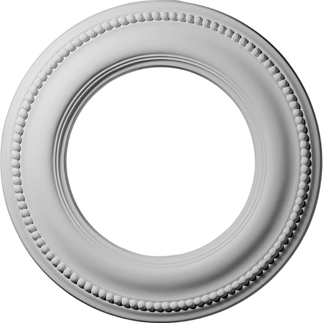 Ekena Millwork CM13BR Bradford Classic Ceiling Medallion, 13"OD x 7 1/2"ID x 3/4"P, Factory Primed