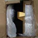 Tingtio Gold Stocking Holders for Mantle, Set of 4 Christmas Stoking Holder Weighted Flat Stocking Holders Hangers for Mantle Fireplace for Xmas Holiday Party Decoration