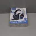 Ozeino 2.4GHz Wireless Gaming Headset for PC, Ps5, Ps4 - Lossless Audio USB & Type-C Ultra Stable Gaming Headphones with Flip Microphone, 40-Hr Battery Gamer Headset for Switch, Laptop, Mobile, Mac (Black and White)