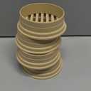 4" Outdoor Round Flat Drain Grate Cover (4, Tan)