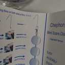 Chephon Upgraded Bird Scare Discs Set - Large 24 Discs - Highly Reflective Double-Sided Bird Reflectors Scare Devices - Better to Keep Most Birds Away Like Woodpecker and Pigeon