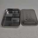 Stainless Steel Bento Box Lunch and Snack Container for Kids and Adults, 5 Sections