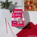 Quest Nutrition Strawberry Protein Shake, 45g Protein, 2g Sugar, 4g Net Carbs, Ready to Drink, Gluten Free, 4 Count