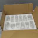 RUCKAE Small Clear Bud Vases Bulk 12 Pack Mini Flower Glass Vases for Centerpiece Table Wedding Decorations Home Decor Party