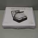 Fireproof Document Box (Soft-Shell) with Lock & Waterproof Zipper, 5200F Safe for Important Documents, Certificates, Laptop Portable File Organizer for Home, Office, Travel Storage