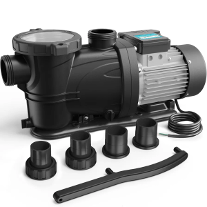 VIDAPOOL In/Above Ground Pool Pump, Self Primming High Flow (with Timer, 3HP, 8964 GPH, 220V)