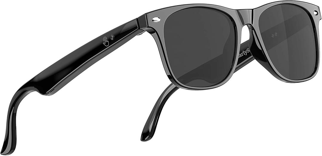 EarlySincere Men's and women's Bluetooth sunglasses, AI translation, 50 hour battery life, UV protection, voice control, Bluetooth glasses for Android and iOS