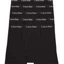 Calvin Klein Men's Cotton Stretch 5-Pack Boxer Brief, 5 Black, Large