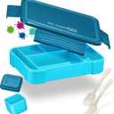My Vesperbox  Lite - Bento Box Kinder - Lunchbox - extrem robust  Brotdose  Brotbox ideal fr Kindergarten und Schule (Blau) (Lite - Blue - 23x17,5x5cm)
