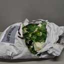 Dolicer 4Pcs 26Ft Artificial Eucalyptus Garlands with Flowers - 8 Roses, Faux Floral Greenery Garlands Fake Flowers Vines for Wedding Table Centerpieces Arch Party Ceremony Backdrop Decor (White)