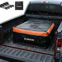 Kingfun Truck Bed Cargo Bag, 26 Cu Ft Waterproof Cargo Carrier | Heavy-Duty PVC Storage with 4 Cam Buckles & Reflective Trim, Fits Any Pickup for Camping, Travel, Moving & Hauling