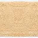 Home Weavers Waterford Collection 100% Cotton Tufted Bath Rug, Extra Soft and Absorbent Bath Rugs, Non-Slip Bath Carpet, Machine Wash Dry, Bath Rugs for Bathroom Floor, 24" x 40" Rectangle, Yellow