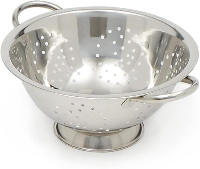 Tablecraft 3/4 quart Mini Colander, Silver Tablecraft 3/4 quart Mini Colander, Silver