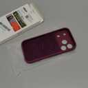 Vooii Magnetic for iPhone 17 Pro Case, Compatible with Magsafe (Premium Liquid Silicone) (Integrated Camera Control Button) Full Body Protective Anti-Scratch Microfiber Lining 6.3", WineRed