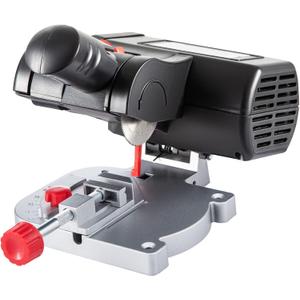 VEVOR Mini Miter Cut-off Chop Saw, 110V Two 2-5/16" Blade of Steel and Resin with 1/2inch Cutting Depth, 0-45 Benchtop Miter Saw for Copper, Aluminum, Wood, Zinc in Hobby Craft