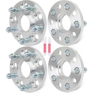 ECCPP 4PCS 5x4.5 to 5x4.5 Wheel Spacers Hub Centric 15mm 5 Lug 5x114.3mm 12x1.5 60.1mm for Toyota for Camry 1995-2022 || for Toyota for Avalon 1995-2022 || for Toyota for Sienna 1998-2020
